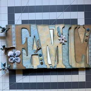 Family Scrapbook Handmade Photo Album Keepsake 
NWOT